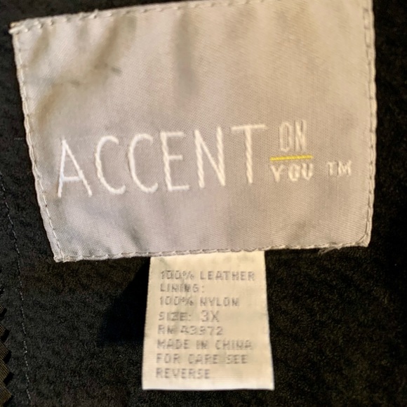 NEW LOWER PRICE! Black Suede Leather Fringed Plus Size Woman's Jacket-NEVER WORN - Picture 6 of 10